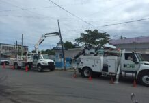 Restablecen energía eléctrica en colonias de la ciudad de Veracruz tras el Frente Frío No. 27