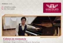 Invita SECVER al recital de piano que se realizará en el MAEV