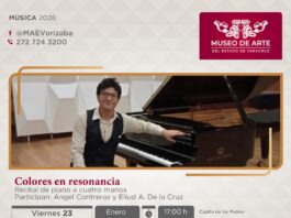 Invita SECVER al recital de piano que se realizará en el MAEV