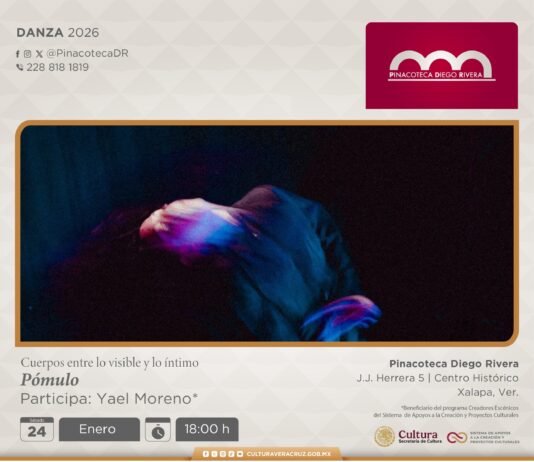 Asiste al ciclo escénico de danza: Cuerpos entre lo visible y lo íntimo en la Pinacoteca