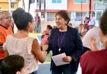 Presenta la alcaldesa de Veracruz avances de su gobierno en Infonavit Buenavista