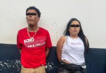 SSP y Policía Municipal detuvieron a pareja por presunto robo con violencia