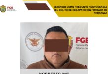 Fiscalía General del Estado informa cumplimiento de orden de aprehensión en Coatepec por presunta desaparición forzada