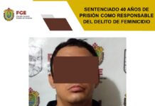 En Poza Rica, sentenciado a 40 años de prisión por el delito de feminicidio