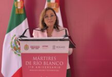 Defender los derechos laborales es el mejor homenaje a Río Blanco: Rocío Nahle