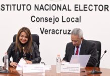 INE y OPLE Veracruz firman plan para promover la participación ciudadana en Tamiahua