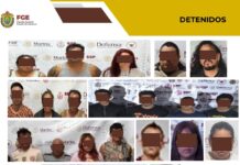 Fiscalía General del Estado detiene a 24 personas durante cateos realizados en diversos municipios