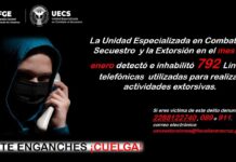 Inhabilitan en Veracruz 792 líneas telefónicas utilizadas para la extorsión