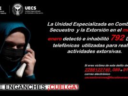 Inhabilitan en Veracruz 792 líneas telefónicas utilizadas para la extorsión