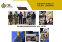 En la región Veracruz, FGE, Fuerzas Federales y Estatales ejecutan dos cateos y detienen a una persona