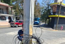 Cables caídos activaron protocolos preventivos en Coatepec