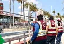 Supervisa PC municipal de Veracruz 3.5 km de gradas para los paseos del Carnaval 2026