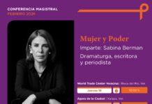Invita SECVER a la conferencia magistral Mujer y Poder, impartida por Sabina Berman