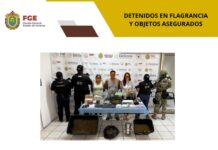 En Xalapa, tres personas detenidas y objetos asegurados en operativo de cateo con fuerzas federales y estatales