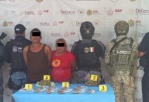 Decomisa SSP más de 300 dosis de estupefacientes y aprehende a 46 personas