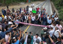 Justicia social a la Huasteca, Rocío Nahle inaugura tramo Chalma–Platón Sánchez