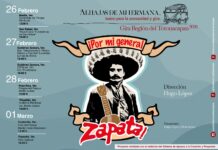 Invita SECVER a gira teatral ¡Por mi general Zapata! en la región del Totonacapan