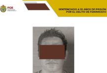 En Veracruz, feminicida es sentenciado a 55 años de prisión