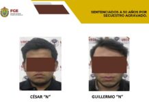 En Xalapa, 50 años de prisión en contra de secuestradores