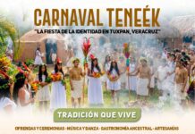 Vive el Carnaval Teneék en Tuxpan, pilar identitario de la Huasteca