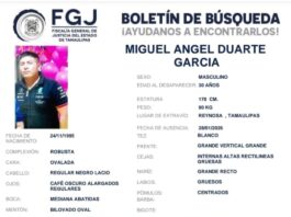 Familia veracruzana busca a Miguel Ángel Duarte, desaparecido en Reynosa hace casi un mes
