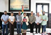 IPE y Ayuntamiento de Veracruz coordinan acciones en beneficio de trabajadores municipales