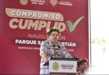 Inauguran parque infantil en San Sebastián, Tantoyuca; compromiso cumplido de la Gobernadora a Rocío Nahle