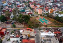 Alcaldesa de Xalapa verificó las acciones de rehabilitación de la Unidad Deportiva El Coyol