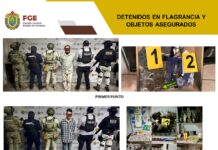 En La Antigua, operativos de cateo derivan en 2 detenciones y aseguramientos