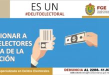 Delitos electorales en Veracruz: 81 denuncias en 2025