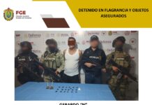 En Poza Rica, diligencia de cateo permite detención y aseguramiento de sustancias ilícitas