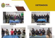 En operativos de cateo simultáneos, se derivan 21 detenciones y aseguramientos