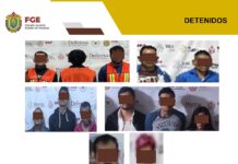 Fiscalía General del Estado detiene a 13 personas durante cateos realizados en diversos municipios