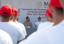 Respalda Pedro Miguel Rosaldo inicio del Servicio Militar Nacional 2026 y refrenda coordinación con la Marina