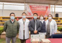 Arrancan jornada de vacunación contra el sarampión en Coatepec