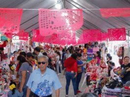 Inaugura alcalde Roberto San Román el Pasaje Comercial de San Valentín en Tantoyuca
