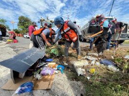 Intenso Domingo de Descacharrización en cinco colonias de la ciudad de Veracruz
