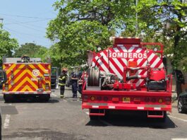 Controlado incidente en unidad de Bomberos durante atención a reporte