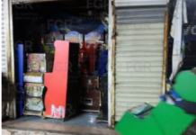 En dos cateos simultáneos, FGR asegura 50 máquinas tragamonedas en el Puerto