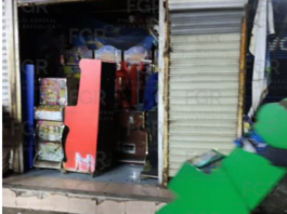 En dos cateos simultáneos, FGR asegura 50 máquinas tragamonedas en el Puerto