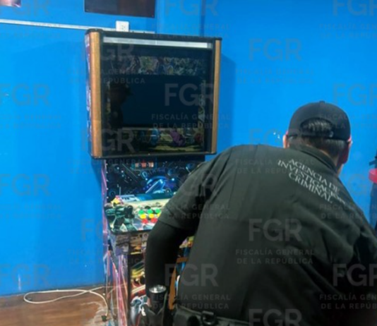 FGR asegura 25 máquinas tragamonedas en Perote
