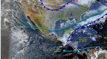 Este lunes llega el Frente Frío 41 a Veracruz: Conagua