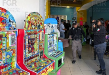 Asegura FGR 19 máquinas de minicasino en Japama y Pánuco