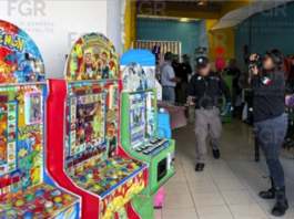 Asegura FGR 19 máquinas de minicasino en Japama y Pánuco
