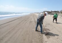 Lista y en óptimas condiciones, playa de Chachalacas recibe a turistas en Semana Santa