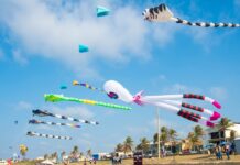 Colores, viento y tradición: Papalote Coatza 2026 llena de vida el malecón todo el fin de semana