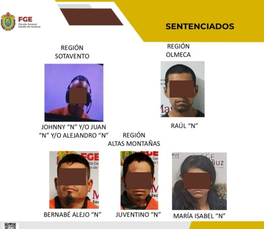 Trabajo ministerial de Fiscalía de Veracruz logra 11 sentencias condenatorias en diversas regiones del estado