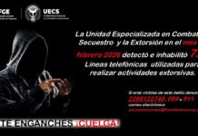 Inhabilita FGE 720 líneas telefónicas usadas para la extorsión