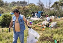 Se realizaron acciones de limpieza en panteones para evitar la propagación del mosco transmisor de dengue