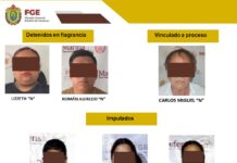 Resultados de operativos de la UECS en Córdoba, Tuxpan y Martínez de la Torre derivan en detención, vinculación a proceso e imputación por delitos de alto impacto